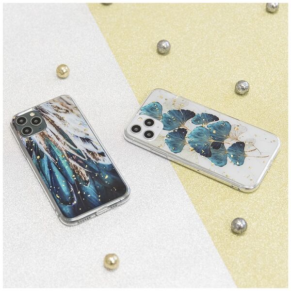 Gold Glam case for Xiaomi Redmi A1 / Redmi A2 feathers