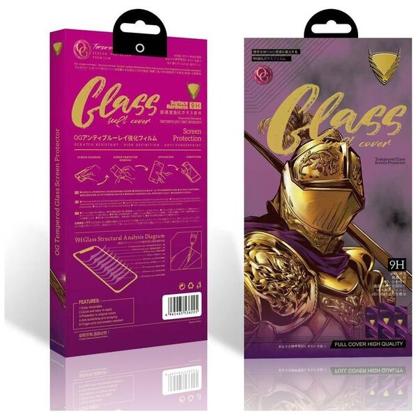 Tempered Glass OG Premium for Samsung Galaxy A22 5G black frame