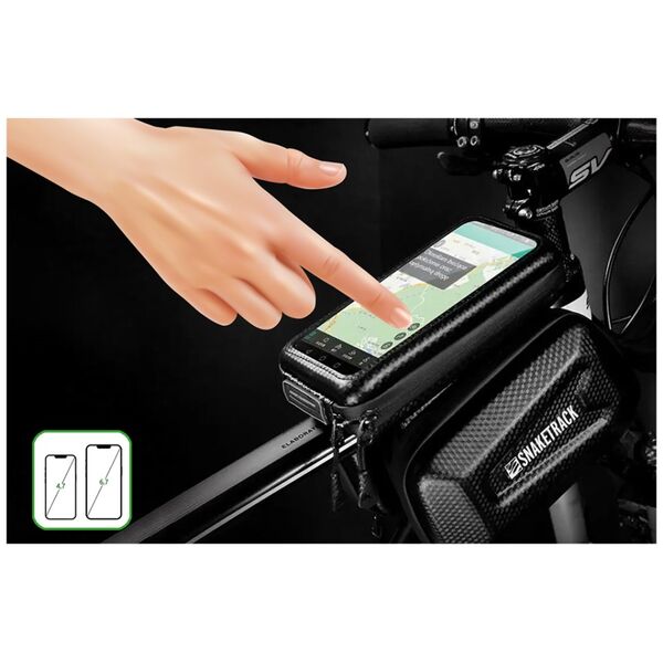 Snake Track bike frame double bag