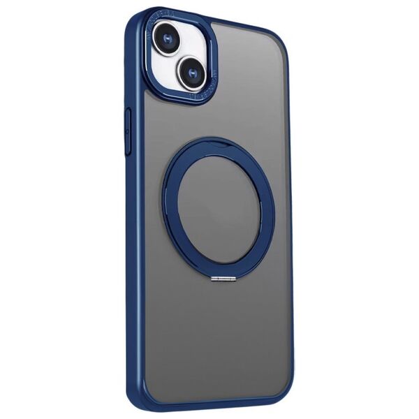 Mag Ring Rotating case for iPhone 14 6,1&quot; navy blue