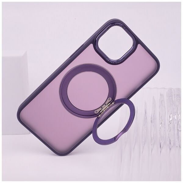 Mag Ring Rotating case for iPhone 15 Pro 6,1&quot; purple