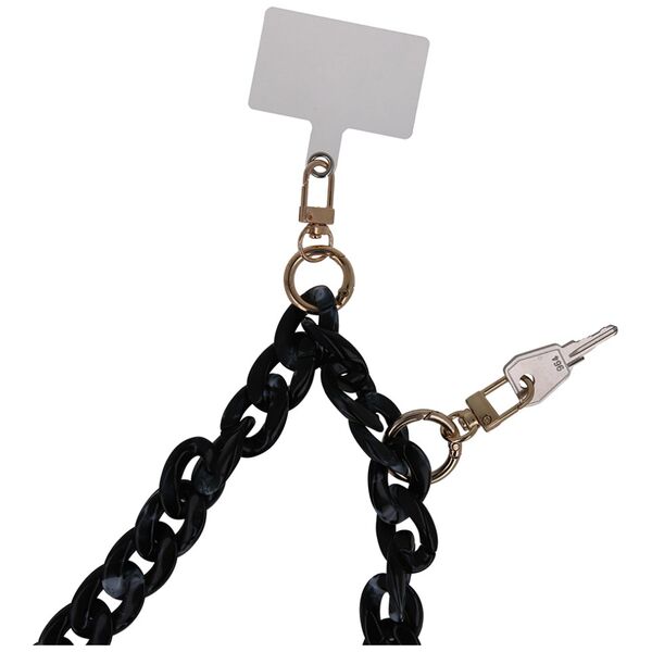 Phone chain long mottled black