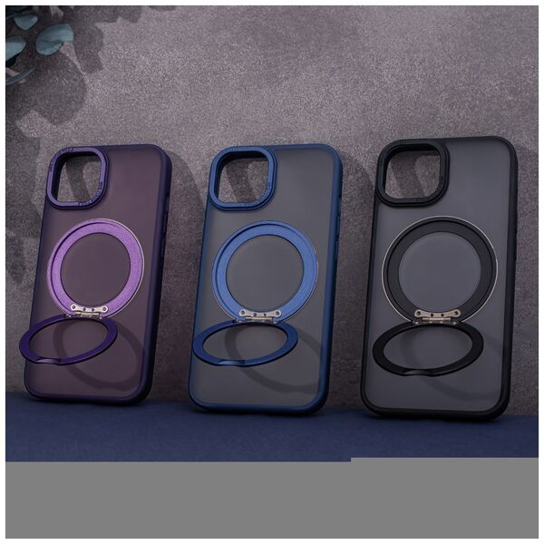 Mag Ring Rotating case for iPhone 15 Pro 6,1&quot; purple
