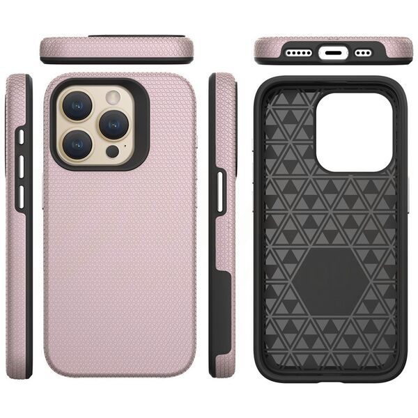 Vmax Triangle Case for Samsung A35 5G rose gold
