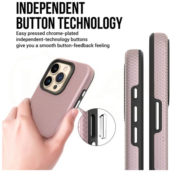 Vmax Triangle Case for Samsung A35 5G rose gold