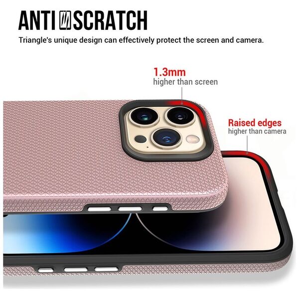 Vmax Triangle Case for Samsung A35 5G rose gold