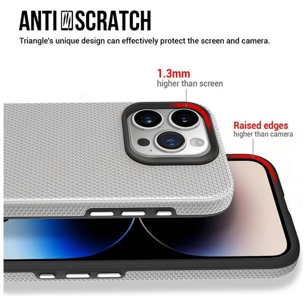 Vmax Triangle Case for Samsung Galaxy A15 4G / 5G silver