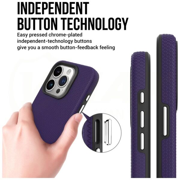 Vmax Triangle Case for Samsung Galaxy A15 4G / 5G dark purple