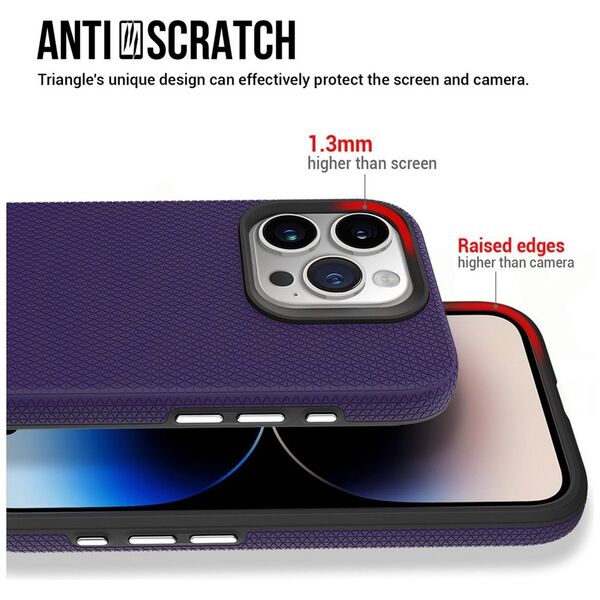 Vmax Triangle Case for Samsung Galaxy A15 4G / 5G dark purple