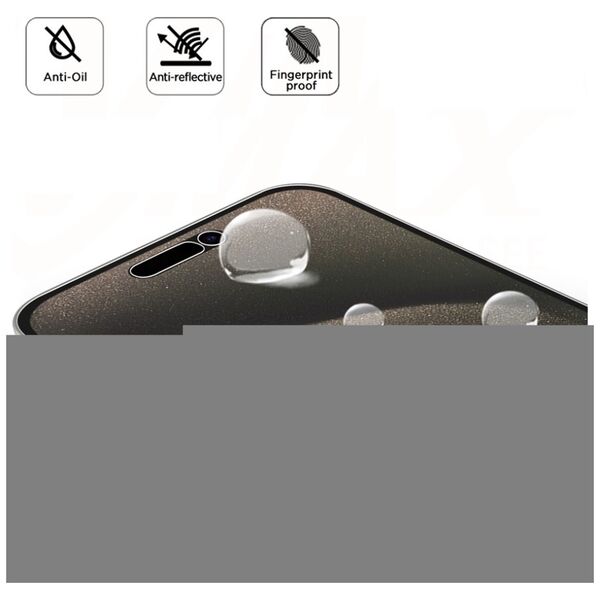 Vmax tempered glass 0.33mm clear glass for iPhone 15 Pro Max 6,7&quot; matte