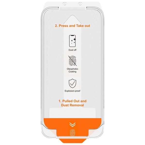 Vmax tempered glass easy install 2,5D Normal Glass for iPhone 13 Pro Max / iPhone 14 Plus 6,7&quot;