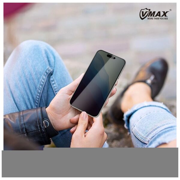 Vmax tempered glass 0.33mm 2,5D high clear privacy glass for iPhone 7 / 8 / SE2020 / SE2022