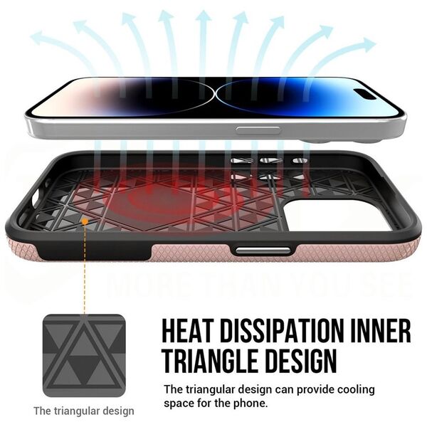 Vmax Triangle Case for iPhone 13 Pro 6,1&quot; rose gold