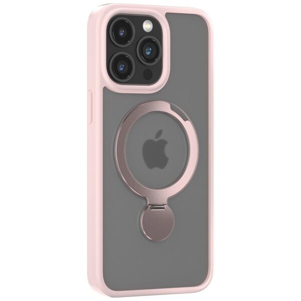 Comma case Joy Shark Mag for iPhone 15 pink
