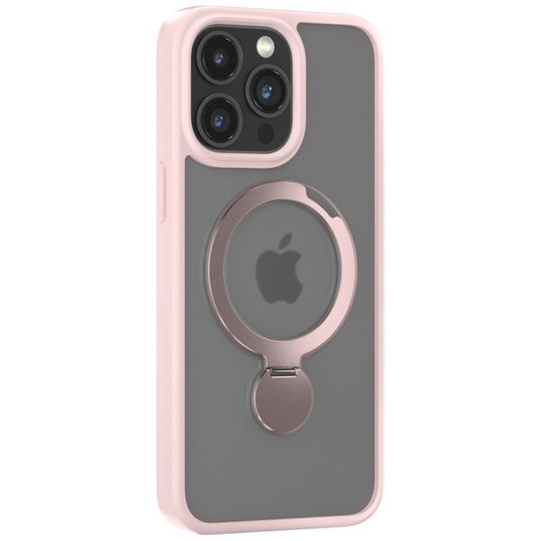 Comma case Joy Shark Mag for iPhone 15 Plus pink