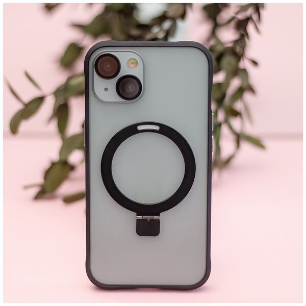 Mag Ring case for iPhone 15 Plus 6,7&quot; black