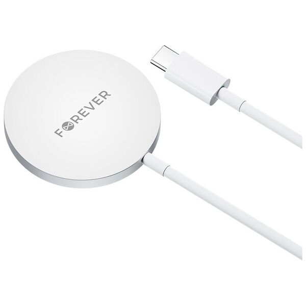 Forever MAWC-100 magnetic wireless charger 15W gray