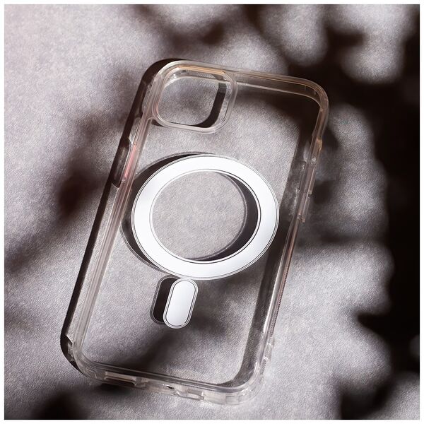 Anti Shock 1,5 mm Mag case for iPhone 15 Plus 6,7&quot; transparent