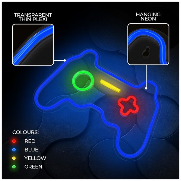Neon PLEXI LED GAMEPAD multicolor FPNE03X Forever Light