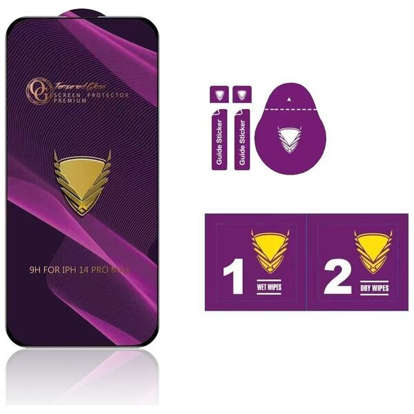 Tempered Glass OG Premium for Samsung Galaxy A34 5G black frame
