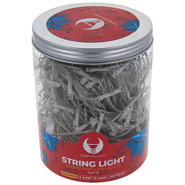 String light 240LED 19,2m warm white Forever Light