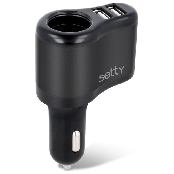 Setty car socket splitter RGS-01 2x USB 2A 5900495821454