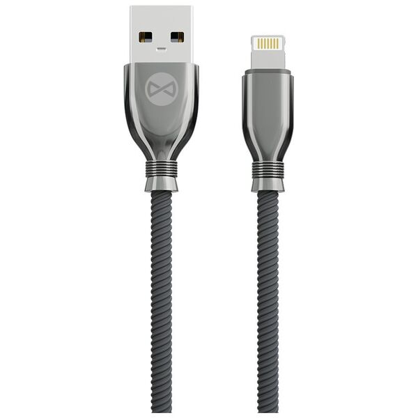 Forever Tornado cable USB - Lightning 1,0 m 3A black 5900495811394