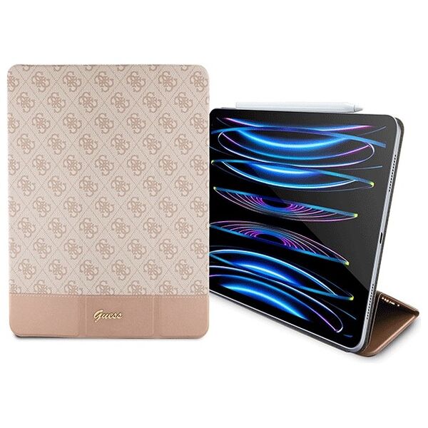 Guess case for iPad Pro 12,9&quot; GUFCP12PS4SGP pink Allover 4G Stripe 3666339119324