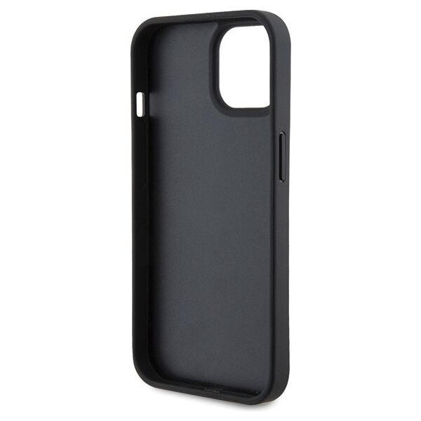 Karl Lagerfeld case for iPhone 15 6,1&quot; KLHCP15SPKLPKLK black HC Hot Stamp Monogram KL Metal Logo 3666339166717
