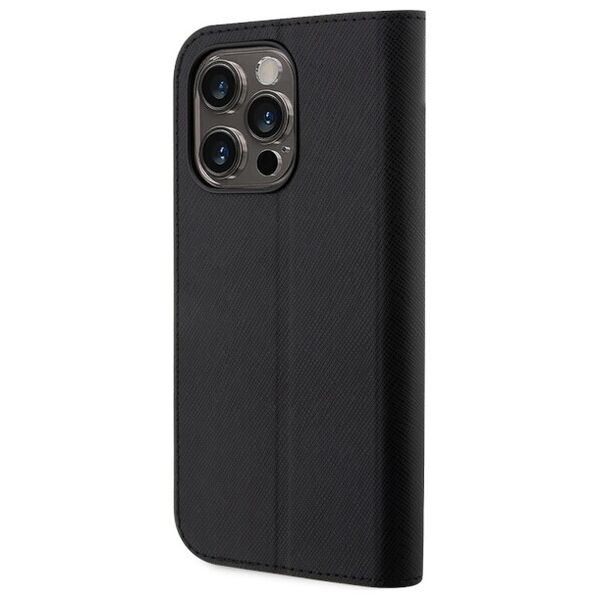 Karl Lagerfeld case for iPhone 14 Pro 6,1&quot; KLBKP14LSANKCPK black Saffiano Karl & Choupette 3666339122805