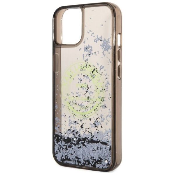 Karl Lagerfeld case for iPhone 14 6,1&quot; KLHCP14SLCRSGRK black hardcase Liquid Glitter RSG 3666339086008