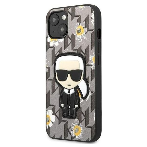 Karl Lagerfeld case for iPhone 13 KLHCP13MPMNFIK1 gray hard case Monogram Iconic Karl 3666339049454