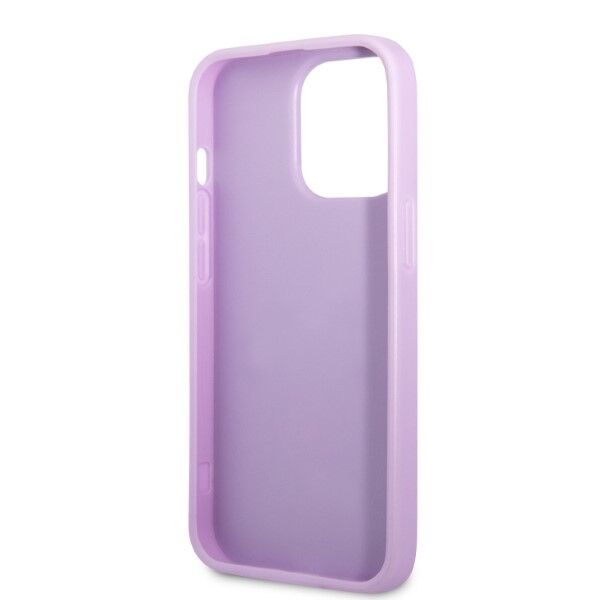 Guess case for iPhone 13 / 13 Pro 6,1&quot; GUHCP13LPS4MU purple hardcase Saffiano 4G Small Metal Logo 3666339048068