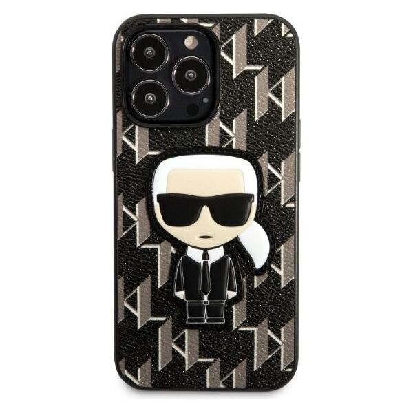Karl Lagerfeld case for iPhone 13 Pro KLHCP13LPMNIKBK black hard case Monogram Iconic Karl 3666339049386