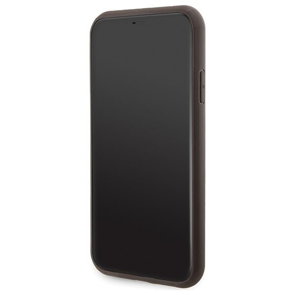 Guess case for iPhone 11 GUHMN61G4GFRW brown HC MAGSAFE PU 4G RING CLASSIC LOGO 3666339226367