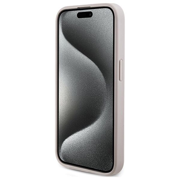 Guess case for iPhone 14 Pro Max 6,7&quot; GUHMP14XG4GFRP pink HC MAGSAFE PU 4G RING CLASSIC LOGO 3666339226732