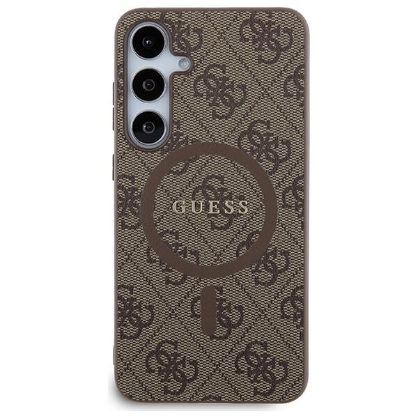 Guess case for Samsung Galaxy S24+ GUHMS24MG4GFRW brown HC MAGSAFE PU 4G RING CLASSIC LOGO 3666339241490