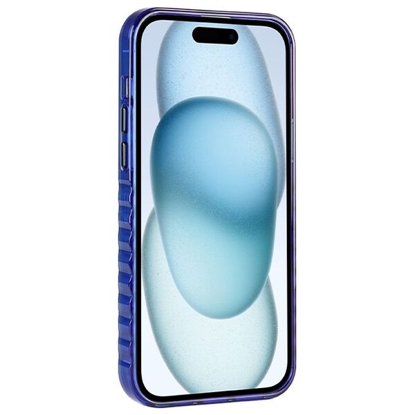 Audi case for iPhone 15 Plus 6,7&quot; blue IML Big Logo MagSafe Case 6955250227391