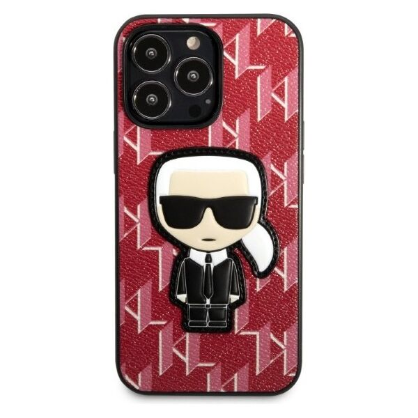 Karl Lagerfeld case for iPhone 13 Pro Max KLHCP13XPMNIKPI red hard case Monogram Iconic Karl 3666339049430