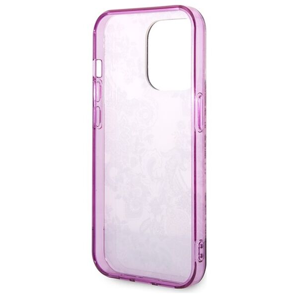 Guess case for iPhone 14 Pro Max 6,7&quot; GUHCP14XHGPLHF fuchsia hardcase Porcelain Collection 3666339064396