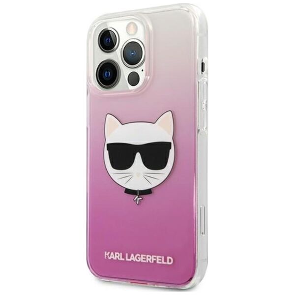 Karl Lagerfeld case for iPhone 13 Pro Max 6,7&quot; KLHCP13XCTRP hardcase pink Choupette Head 3666339028008