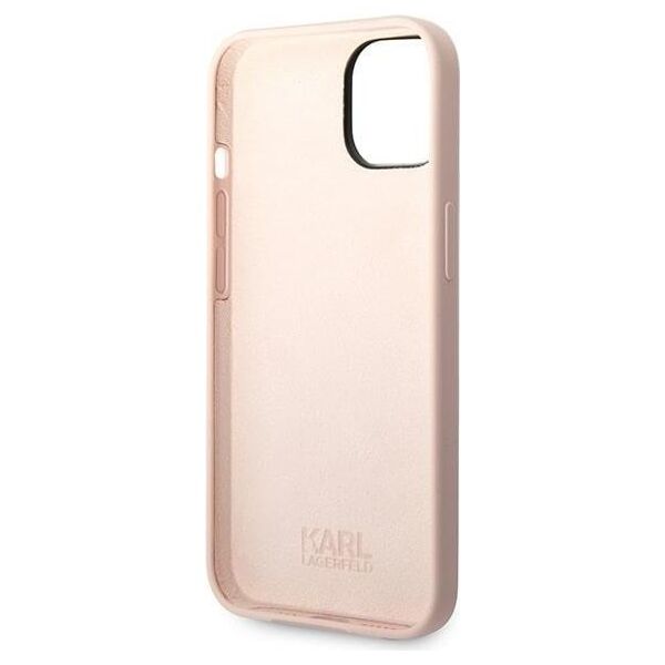 Karl Lagerfeld case for iPhone 14 Pro Max 6,7&quot; KLHMP14XSLKHLP pink HC Silicone Karl Head 3666339078065