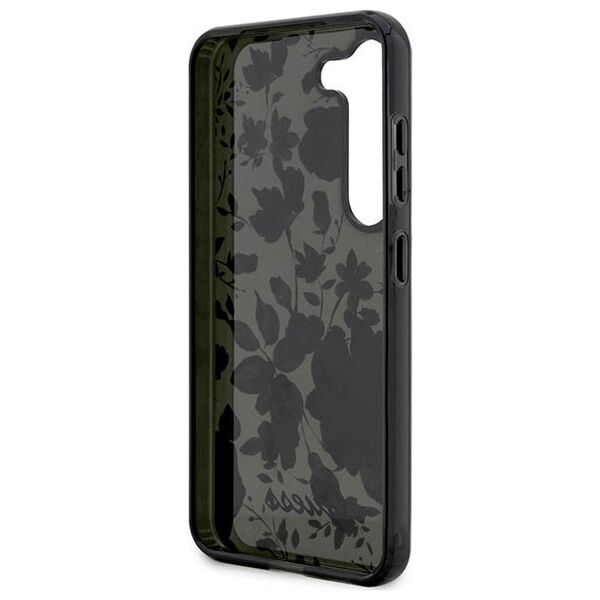 Guess case for Samsung Galaxy S23 Plus GUHCS23MHCFWSA khaki HC IML Flower 3666339117269