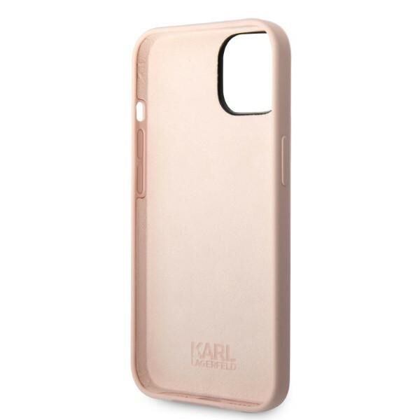 Karl Lagerfeld case for iPhone 14 Plus 6,7&quot; KLHCP14MSNIKBCP pink hardcase Silicone Ikonik 3666339098629