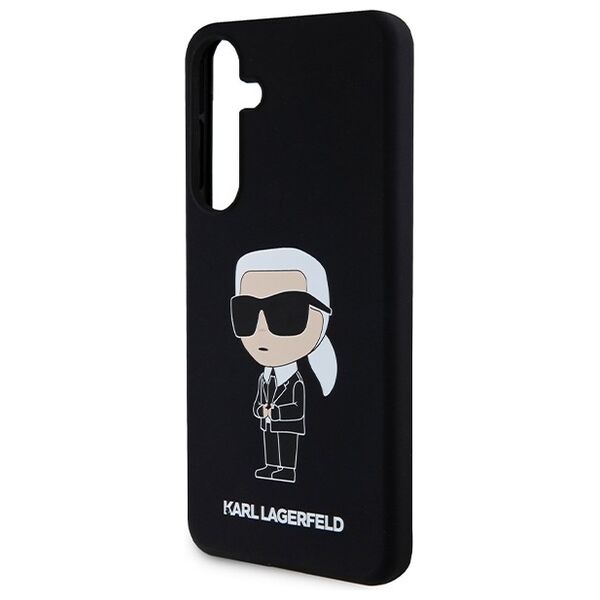Karl Lagerfeld case for Samsung Galaxy S24 Plus KLHCS24MSNIKBCK black HC SILICONE NFT IKONIK 3666339242305