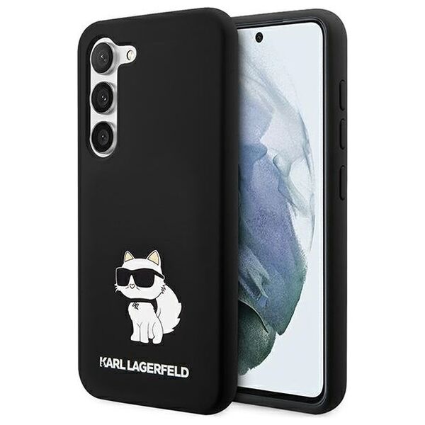 Karl Lagerfeld case for Samsung Galaxy S24 Plus KLHCS24MSNCHBCK black HC SILICONE NFT CHOUPETTE 3666339242336