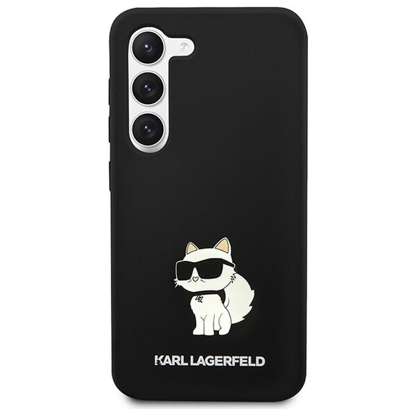 Karl Lagerfeld case for Samsung Galaxy S24 Plus KLHCS24MSNCHBCK black HC SILICONE NFT CHOUPETTE 3666339242336