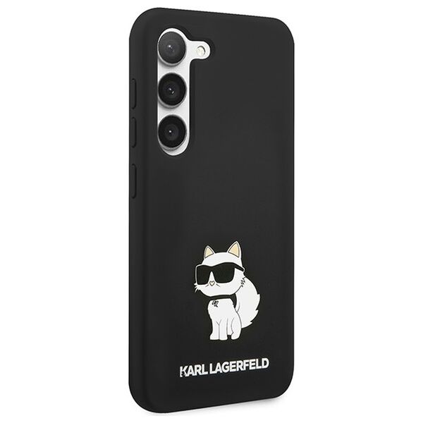 Karl Lagerfeld case for Samsung Galaxy S24 Plus KLHCS24MSNCHBCK black HC SILICONE NFT CHOUPETTE 3666339242336