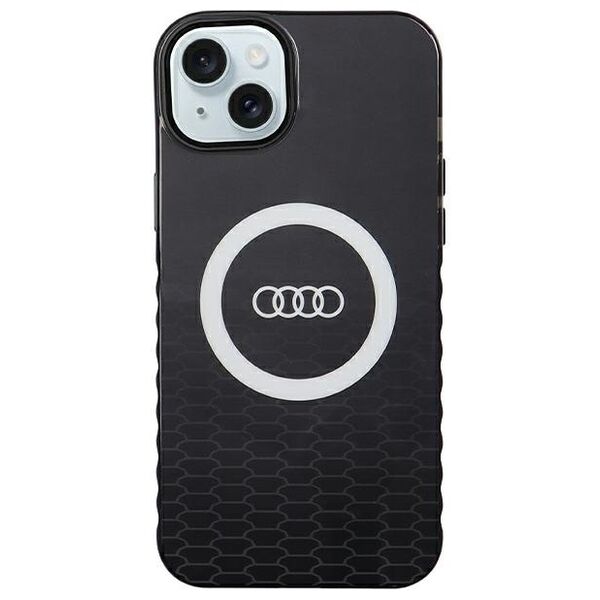 Audi case for iPhone 15 Plus 6,7&quot; black IML Big Logo MagSafe Case 6955250227315