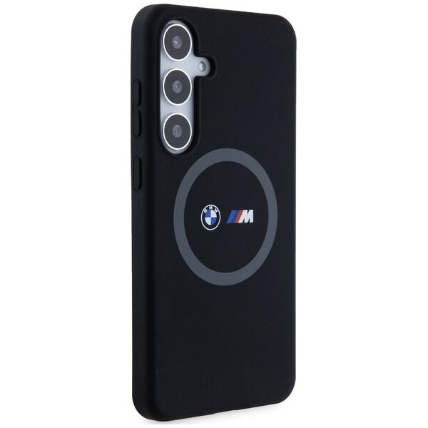 BMW case for Samsung Galaxy S24+ black M Silicone Printed Ring MagSafe 3666339242909